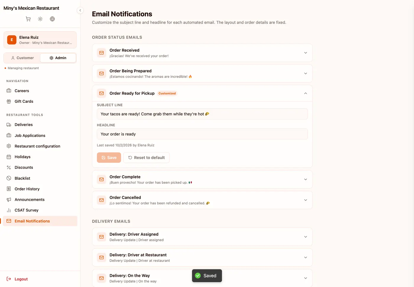 Every email sounds like you.